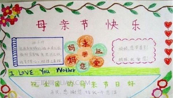 母亲节的手抄报怎么画眼睛 简笔画画母亲节手抄报？