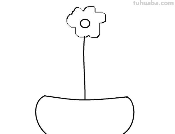 盆栽速写素材 如何画盆栽花？