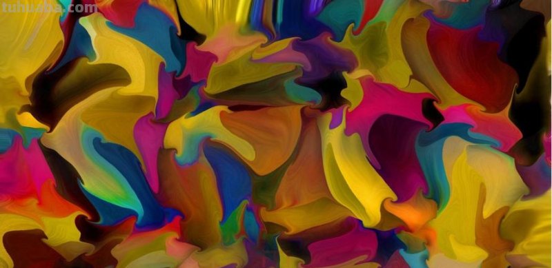 抽象的色彩图案：打破传统，创意无限 