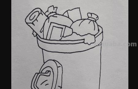垃圾怎么画简笔画 如何画扔在地上的垃圾？