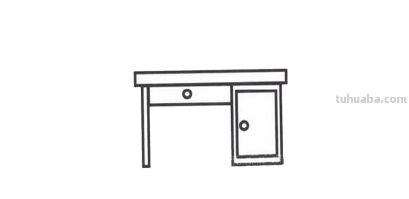 书桌怎么画简笔画 怎样画桌子？