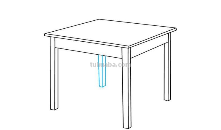 书桌怎么画简笔画 怎样画桌子？