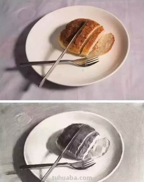 素描自学秘籍:一看就会,简单几步画出超写实食物