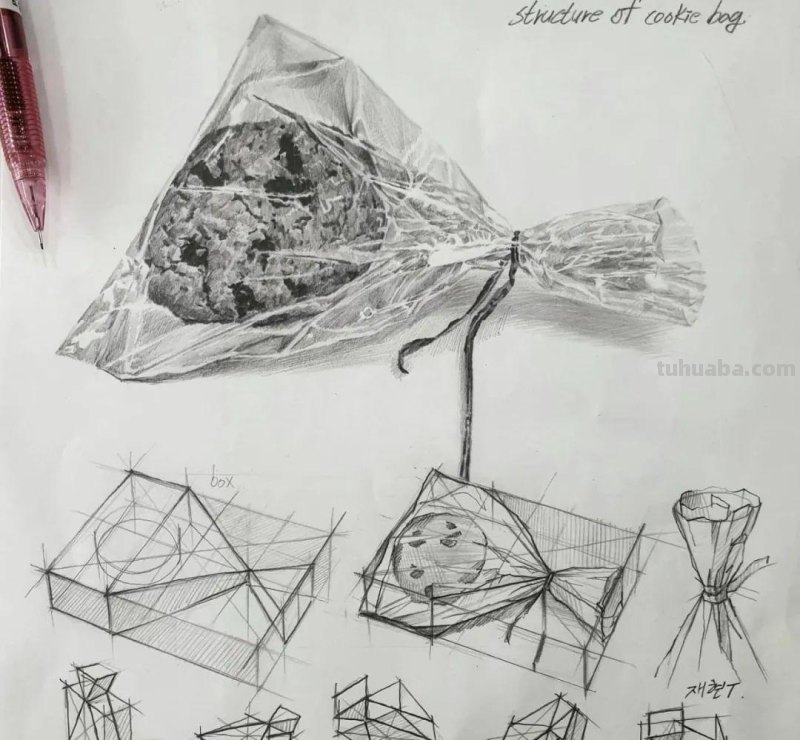 素描自学秘籍：一看就会，简单几步画出超写实食物