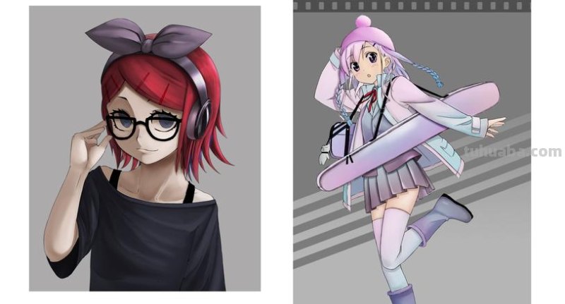 色彩贴图及色彩贴图素材——二次元绘画中不可或缺的神器 