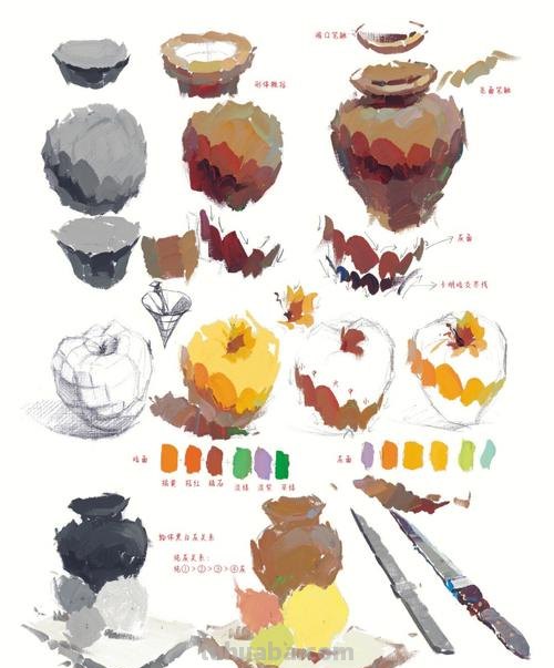 色彩步骤，详细解析