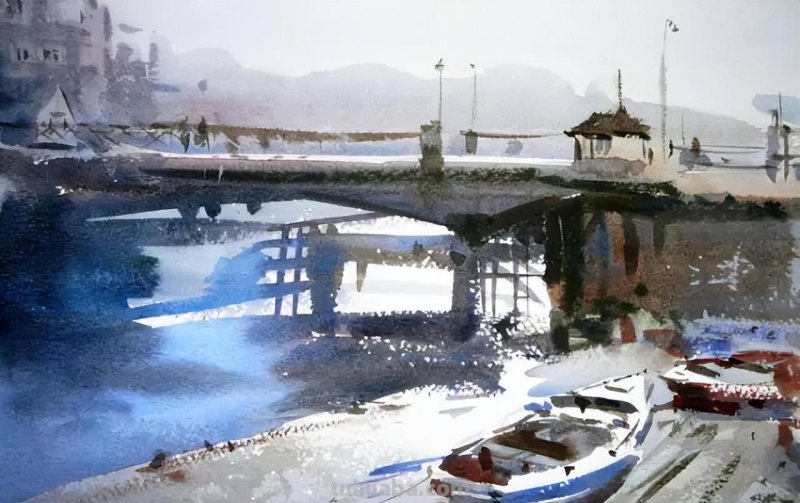 澳大利亚大卫.泰勒的风景水彩画