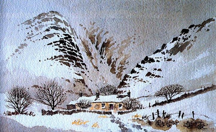 DAVID BELLAMY自然风景水彩画作品