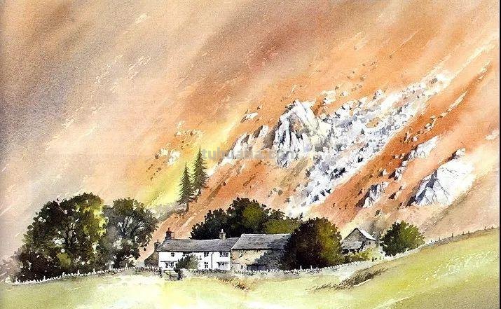 DAVID BELLAMY自然风景水彩画作品