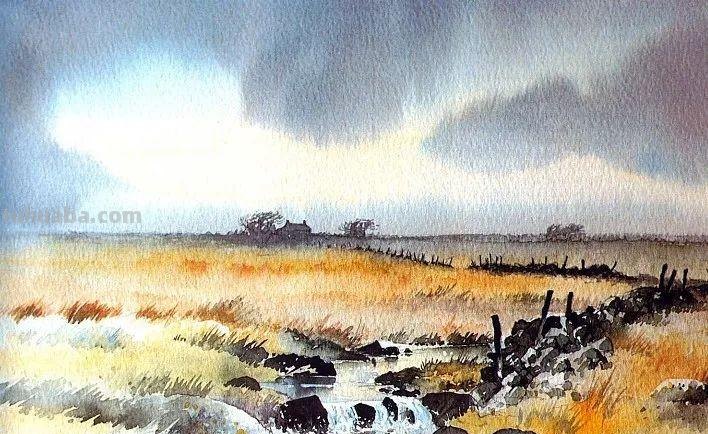 DAVID BELLAMY自然风景水彩画作品
