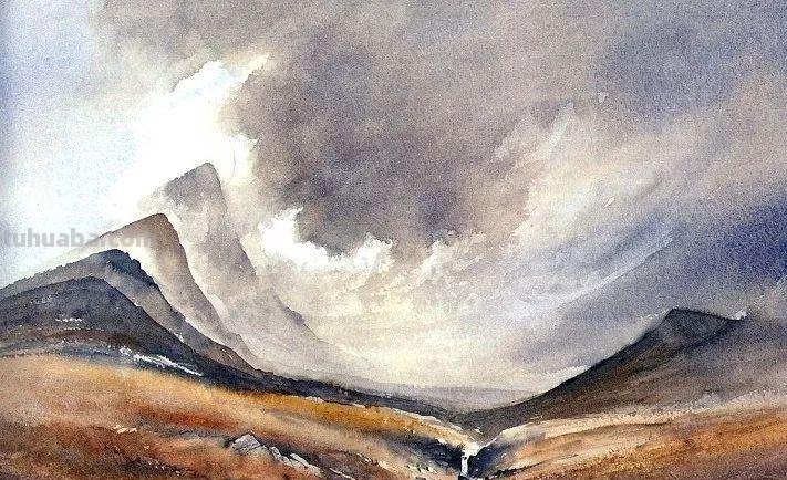 DAVID BELLAMY自然风景水彩画作品