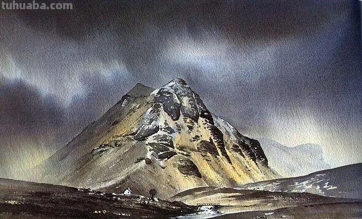 DAVID BELLAMY自然风景水彩画作品