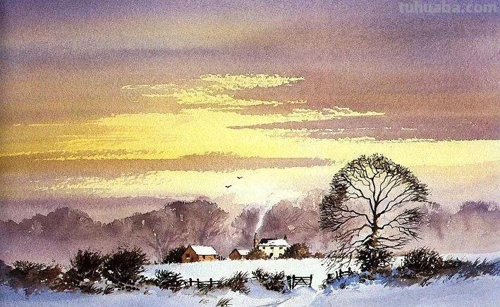 DAVID BELLAMY自然风景水彩画作品