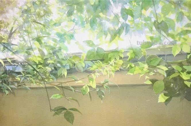 夏天的色彩 - 日本画家Abe Toshiyuki风景水彩画专辑