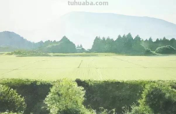 夏天的色彩 - 日本画家Abe Toshiyuki风景水彩画专辑