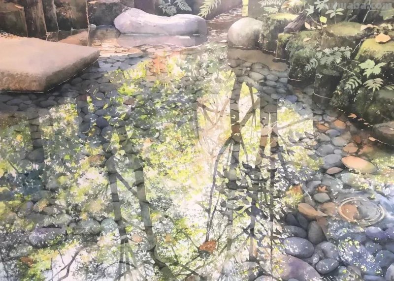 夏天的色彩 - 日本画家Abe Toshiyuki风景水彩画专辑
