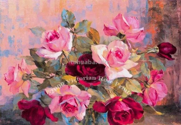 玫瑰色彩及玫瑰色彩画——探索浪漫与美丽的艺术世界 