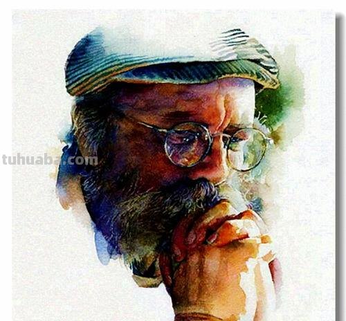 国外水彩人物画作品赏析