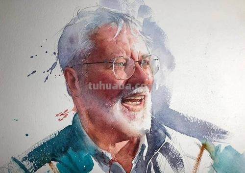 国外水彩人物画作品赏析