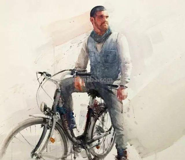 国外水彩人物画作品赏析