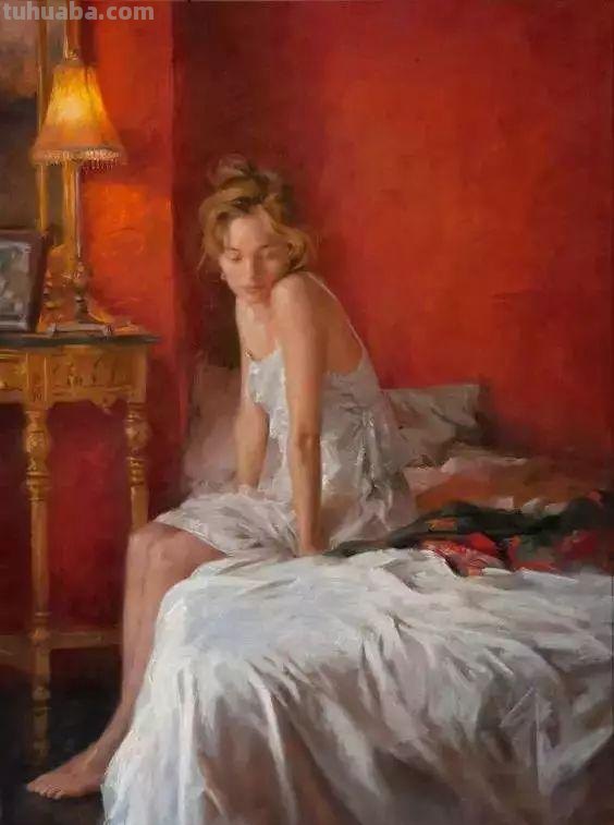 国外水彩人物画作品赏析