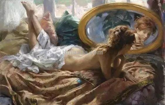 国外水彩人物画作品赏析