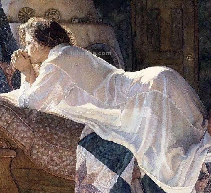 国外水彩人物画作品赏析