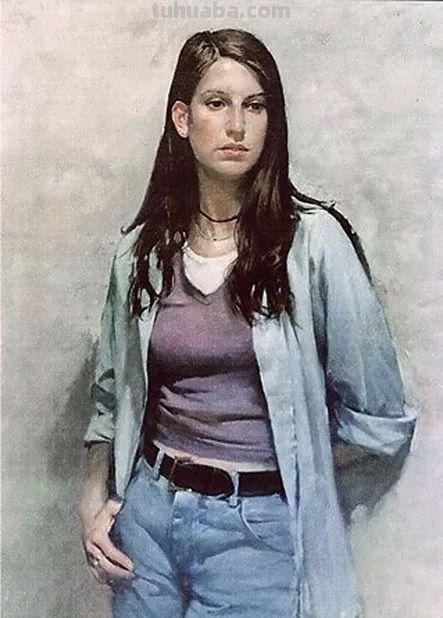 国外水彩人物画作品赏析