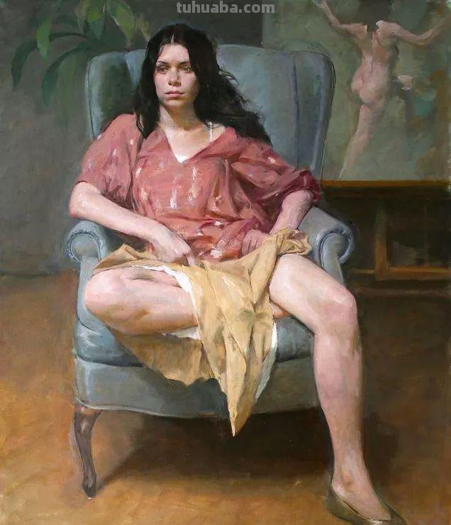 国外水彩人物画作品赏析