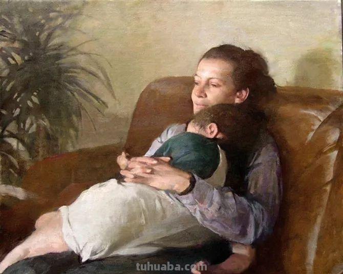 国外水彩人物画作品赏析