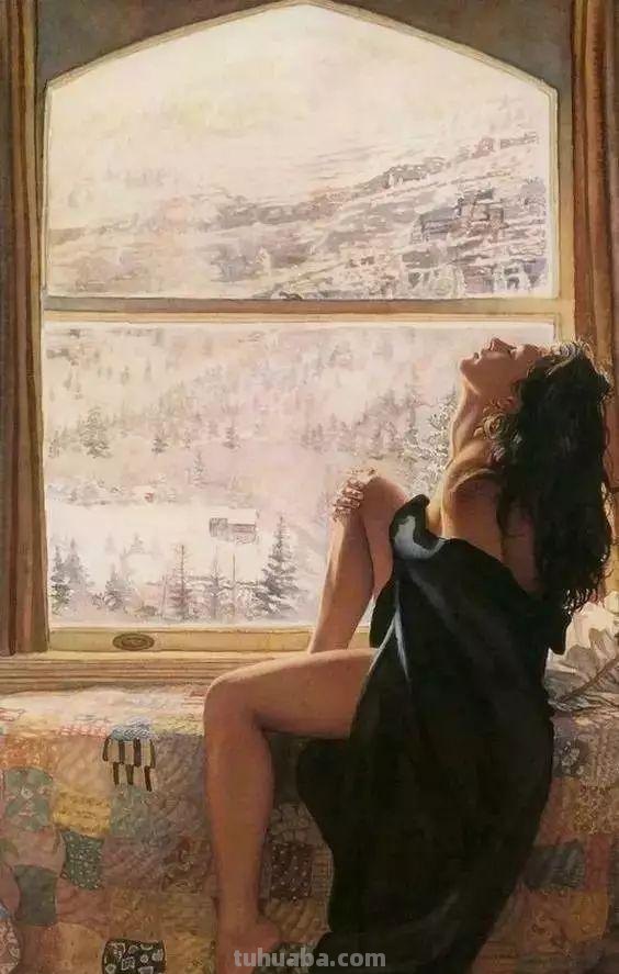 国外水彩人物画作品赏析