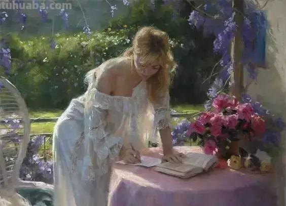 国外水彩人物画作品赏析