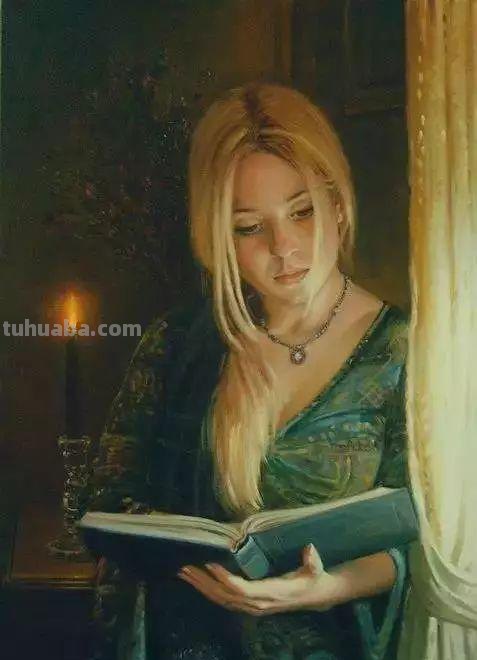 国外水彩人物画作品赏析