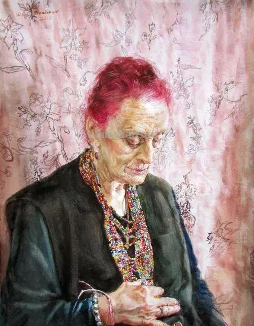 国外水彩人物画作品赏析