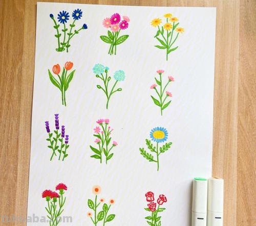 小花怎么画简笔画 怎样画出简易小花？