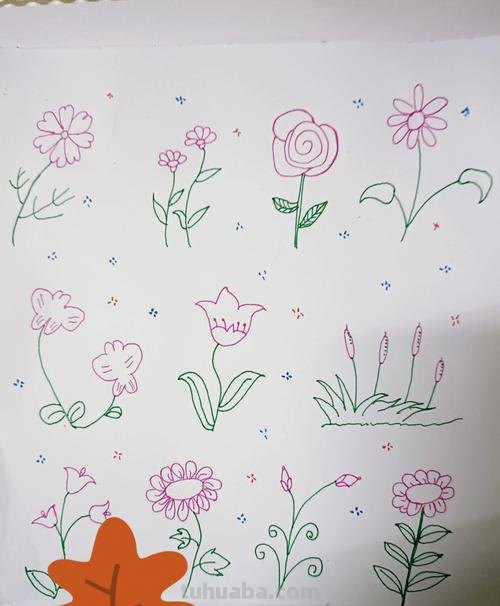 小花怎么画简笔画 怎样画出简易小花？