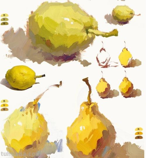 如何运用色彩梨画法进行绘画？ 