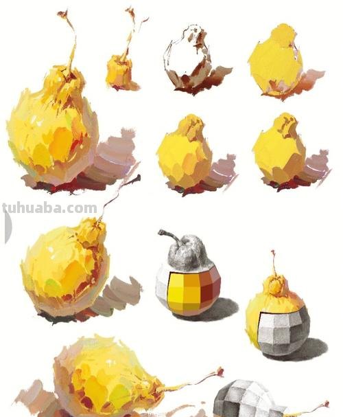 如何运用色彩梨画法进行绘画？ 