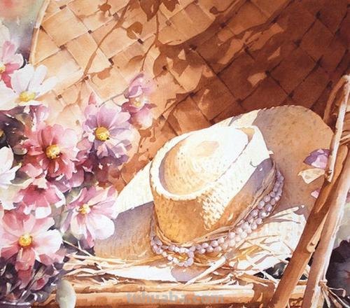 这些画水彩作品治愈了2000万网友，每一幅画浪漫精致