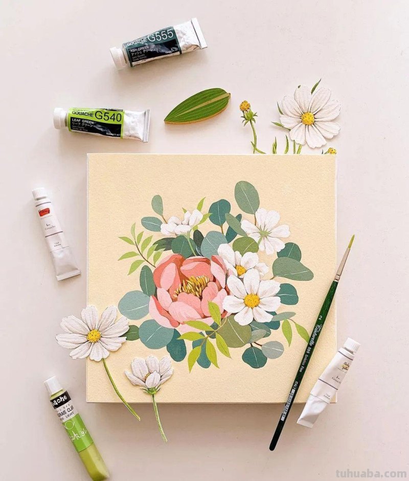 这些画水彩作品治愈了2000万网友，每一幅画浪漫精致