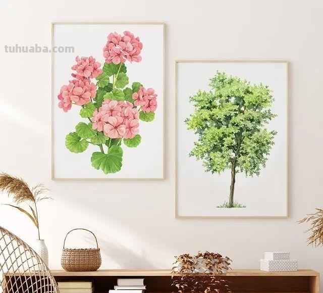 这些画水彩作品治愈了2000万网友，每一幅画浪漫精致