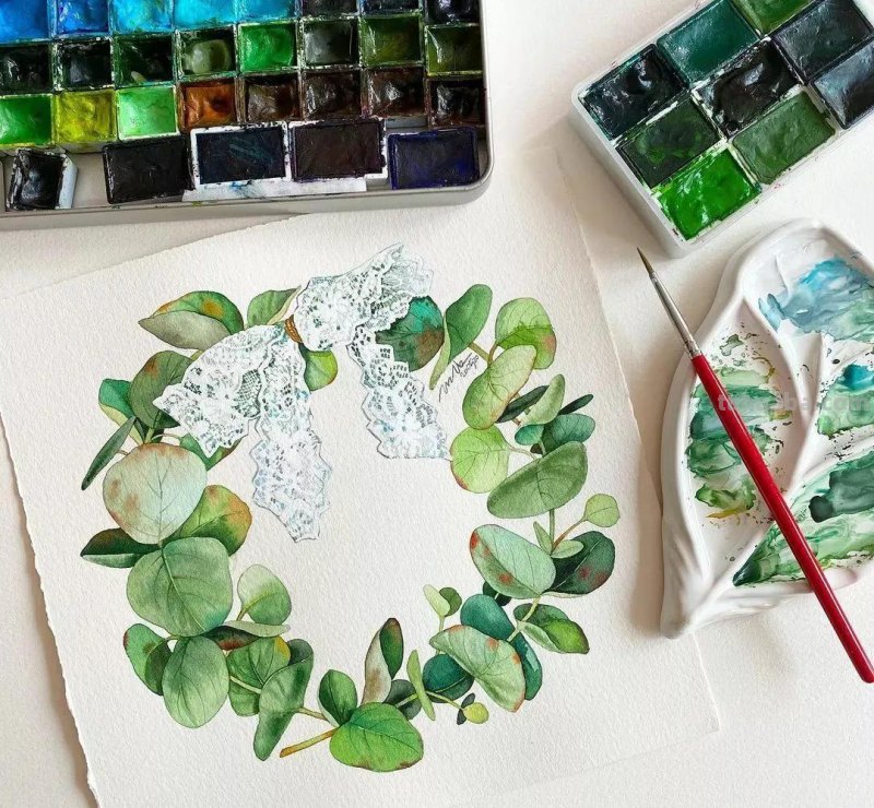 这57张水彩作品超级赞，想学水彩的你赶紧来收藏啊，一起来欣赏呀