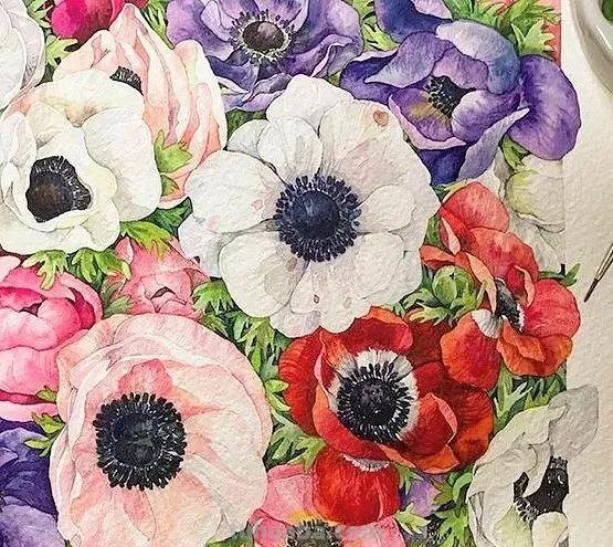 这57张水彩作品超级赞，想学水彩的你赶紧来收藏啊，一起来欣赏呀