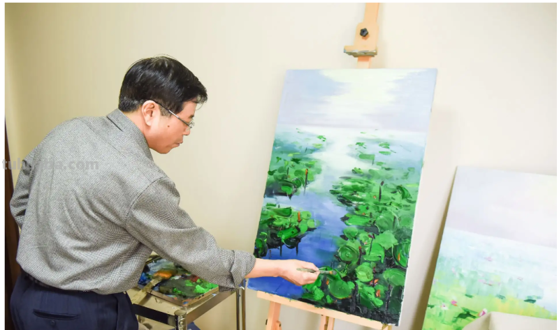 李兆顺：自然科学画创始人，拥有两项国家专利
