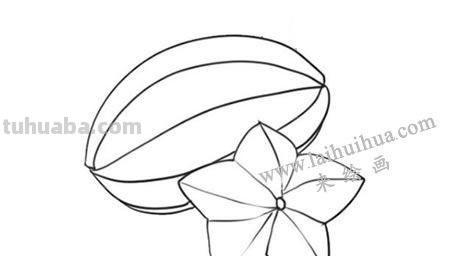 杨桃怎么画 简笔画 怎么用马克笔画杨桃？