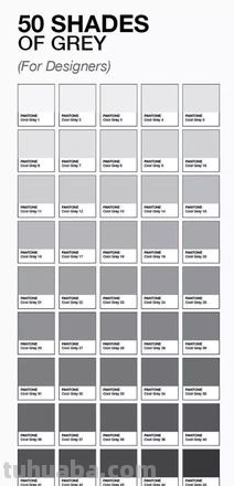 色彩灰色调及色彩灰色调色配方大全图片 