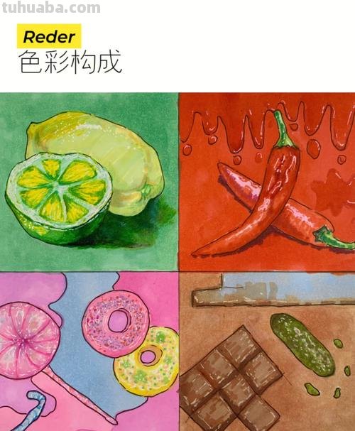 艺术色彩构成的重要性及如何运用艺术色彩构成图片 