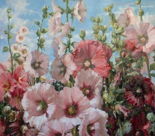 俄罗斯画家马克西姆·格拉德科花卉与静物油画作品欣赏