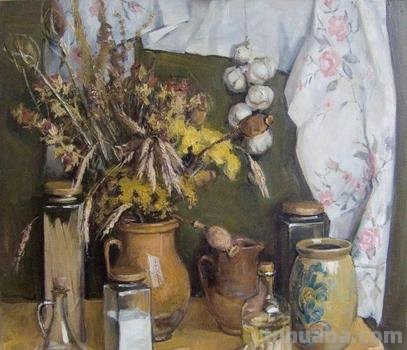 俄罗斯画家马克西姆·格拉德科花卉与静物油画作品欣赏