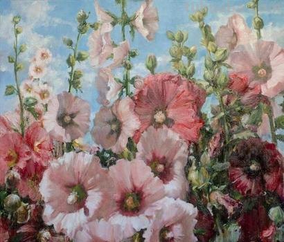 俄罗斯画家马克西姆·格拉德科花卉与静物油画作品欣赏